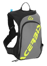 Plecak enduro Acerbis Sather z bukłakiem 2 litry, czarno- szary-fluo [pojemność: 9 l]