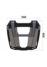 Stelaż centralny EasyRack Hepco&Becker Yamaha FZ 6 [07-11]