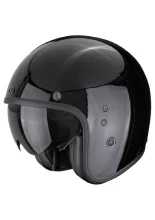 Kask otwarty Scorpion Belfast Evo Solid czarny połysk