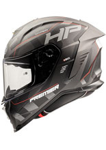 Kask integralny Premier Hyper HP92BM czarno-szaro-czerwony