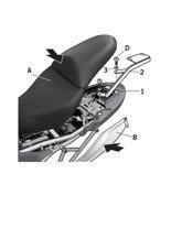 Stelaż pod kufer centralny Shad do Kawasaki Versys 650 (07-09)