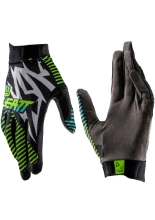 Rękawice cross Leatt Moto 1.5 GripR czarno-szaro-zielone