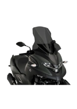 Szyba motocyklowa turystyczna PUIG V-Tech Yamaha Tricity 300 (20-) mocno przyciemniana