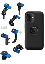 Zestaw na motocykl: etui na telefon iPhone 16 oraz mocowanie Quad Lock