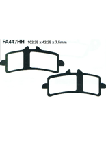 Klocki hamulcowe EBC EPFA447HH 102.25 x 42.25 x 7.5mm NA PRZÓD
