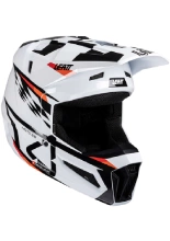 Kask dziecięcy enduro Leatt Moto 3.5 V25 z goglami biały