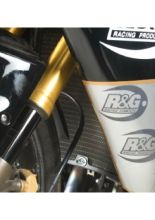 Osłona chłodnicy R&G aluminiowa do Kawasaki ZX6-R (07-12) tytan