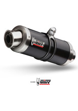 Pełny układ wydechowy (GP) MIVV do Yamaha T-Max 500 (01-07) czarny