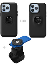 Zestaw: etui na telefon iPhone 14 Pro Max + uchwyt Quad Lock montowany za pomocą paska z szybkozłączką
