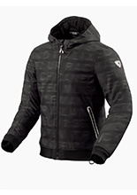 Kurtka motocyklowa tekstylna REV’IT! Saros WB czarno-szara