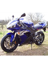 CRASH PADY R&G DO Yamaha YZF-R1 (04-06) / YZF-R1 SP (06) (CZARNY) (MONTAŻ NA PRZÓD)