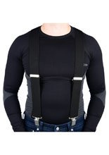 Szelki przypinane do spodni Oxford [czarne]