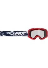 Gogle motocyklowe Leatt Vizion 2.5S z przezroczystą szybką, niebiesko-biało-czerwone