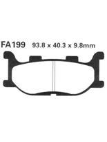 Klocki hamulcowe EBC FA199V 93.8 x 40.3 x 9.8mm na przód