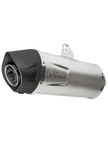 Tłumik motocyklowy LeoVince LV One Evo [Slip-On, Stal nierdzewna + Carbon] do KTM RC 125 / 390 (22-23) srebrny