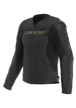 Kurtka motocyklowa skórzana Dainese Racing 5 czarno-złota