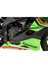 Pokrywy dekli silnika PUIG Kawasaki ZX-4R Ninja/ ZX-4RR (24-) czarne