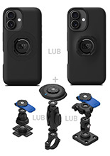 Zestaw 360 Quad Lock: etui na telefon iPhone 16 oraz wybrane komponenty