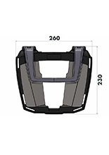Stelaż centralny EasyRack Hepco&Becker Kawasaki KLX 250 [09-16]
