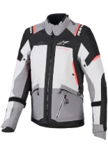 Kurtka motocyklowa damska tekstylna Alpinestars Stella Andes v4 Drystar czarno-szaro-czerwony