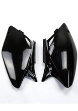 Osłony boczne tylne UFO do Hondy CRF 450R (02-04) czarne