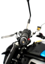 Koncówki kierownicy motocyklowej R&G Rcing CF Moto/ Ducati/ Vmoto (wybrane modele) srebrno-czarne