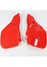 Osłony boczne UFO czerwone do Honda CR 125/500 (89-90), CR 250 (88-89)