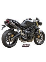 Tłumiki owalne Slip-on SC-Project do Triumph STREET TRIPLE 675 / R [07-12]