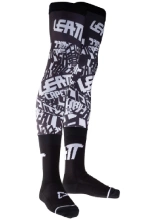 Skarpety pod ortezy Leatt Knee Brace czarno-białe