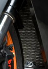 Osłona chłodnicy R&G aluminiowa do KTM RC8/ RC8R (08-15) czarna