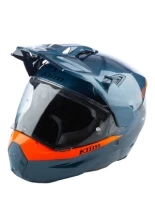 Kask adventure Klim X1 Alpha niebiesko-pomarańczowy