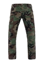 Spodnie motocyklowe tekstylne John Doe Regular Cargo Mono moro