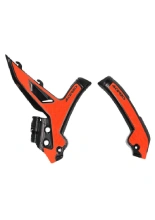 Osłony ramy Acerbis X-Grip KTM (wybrane modele) czarno-pomarańczowy