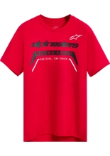 Koszulka z krótkim rękawem Alpinestars Q3 CSF czerwona