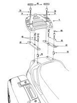 Stelaż GIVI pod kufer centralny Monokey do Hondy ST 1100 Pan European [płyta montażowa w zestawie]