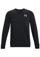 Bluza męska UNDER ARMOUR Essential Fleece Crew czarna