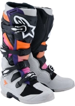 Buty enduro Alpinestars MX Tech 7 szaro-pomarańczowo-czarne