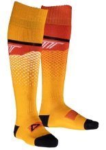 Skarpety Leatt Moto Flame czarno-czerwono-pomarańczowe