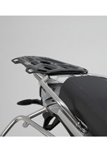 Stelaż centralny Adventure-Rack SW-MOTECH do BMW (wybrane modele) z długim oryginalnym stelażem BMW oraz siedzeniem