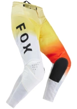 Spodnie cross Fox 180 Air Haze biało-czerwono-żółte