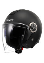 Kask otwarty LS2 OF620 Classy Solid czarny matowy