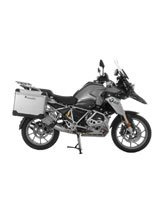 Zestaw: kufry boczne z anodowanego aluminium srebrne "And-S" Zega Pro + stelaże srebrne Touratech BMW R1250GS/ R1250GS Adventure/ R1200GS (13-)/ R1200GS Adventure (14-) (38+45L)