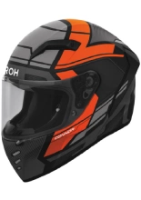 Kask integralny Airoh Connor Ego czarno-szaro-pomarańczowy matowy