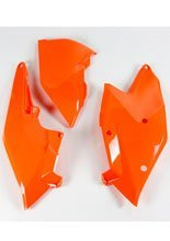 Osłony boczne tylne UFO do KTM SX / EXC / SX-F / EXC-F (16-19) pomarańczowe-fluo