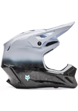 Kask enduro Fox V3 Rs Ghost czarno-biały