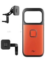 Zestaw na motocykl: etui Peak Design Mobile Gnar Case do smartfona Iphone 17 Pro z mocowaniem motocykla