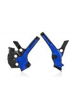 Osłony ramy Acerbis X-Grip Yamaha YZ 65 (18-24) czarno-niebieskie