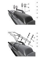 Stelaż pod kufer centralny Shad do Honda CBF 1000 F (10-13)