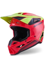 Kask enduro Alpinestars SM3 Fray czerwono-czarny-fluo