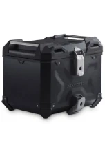 Zestaw: kufer centralny czarny TRAX ADV + stelaż Adventure-rack SW-Motech BMW R 1300 GS Adventure (24-) [poj.: 38 L]